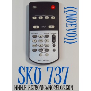 CONTROL REMOTO YAMAHA ORIGINAL NUEVO / COMPATIBLE PARA RESEPTOR DE AUDIO/VIDEO YAMAHA / NUMERO DE PARTE  RAV41 / RAV41 WY19980 / MODELO RX-A1010 / RX-A1010 / RX-A2010 / RX-A2010BL / RX-A3010 / RXA1010 RXA2010 / RXA2010BL / RXA3010