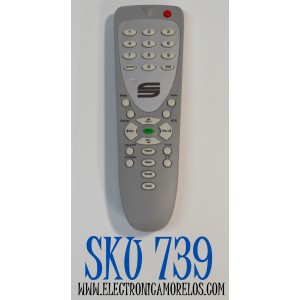 CONTROL REMOTO ORIGINAL SCEPTRE  HOF04C199D4 / HOF04C199D4100004766 / COMPATIBLE CON  TELEVISORES SCEPTRE PARA DIFERENTES MODELOS / LED, LCD. / ASI COMO TELEVISORES INTELIGENTES Y DIFERENTES PULGADAS