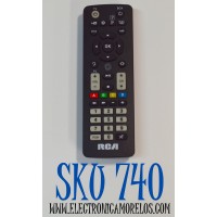 CONTROL REMOTO ORIGINAL RCA 6617 / PARA DIFERENTES DISPOSITIVOS  RCA / TVs. RCA (RCA Box) / CUENTA CON BOTONES PARA ACCESO DIRECTO Netflis, You Tube, Hulu Plus y Vudu, LO QUE INDICA SU COMPATIBILIDAD CON DISPOSITIVOS QUE SOPORTAN ESTAS APLICACIONES   