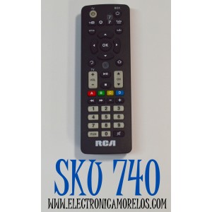 CONTROL REMOTO ORIGINAL RCA 6617 / PARA DIFERENTES DISPOSITIVOS  RCA / TVs. RCA (RCA Box) / CUENTA CON BOTONES PARA ACCESO DIRECTO Netflis, You Tube, Hulu Plus y Vudu, LO QUE INDICA SU COMPATIBILIDAD CON DISPOSITIVOS QUE SOPORTAN ESTAS APLICACIONES   