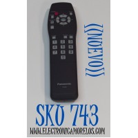 CONTROL REMOTO ORIGINAL NUEVO PANASONIC TUNER / NUMERO DE PARTE N2QAFB000003 / R6P/R6PU / 71010B /  FUNCIONA CON TELEVISORES PANASONIC / PLASMA / VIERA / HDTV / 3D / LCD / LED / COMPATIBLE CON MODELOS ANALOGICOS Y ALGUNOS VIERA / SINTONIZADORES EXTERNOS