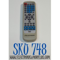 CONTROL REMOTO ORIGINAL PARA REPRODUCTORES DVD PROTRON / NUMERO DE PARTE PRTR003 / MODELO PD-DVR100 / PDV-288 / PD-007 / PD800 / PD1100 / DP200