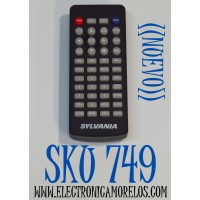 CONTROL REMOTO ORIGINAL NUEVO PARA REPRODUCTOR DVD SYLVANIA / NUMERO DE PARTE QD-388-3 / QD-388-1 / QD-388-2 / MODELO SDVD6670 / SDVD1041-DG / SDVD1096 / SDVD9019-B
