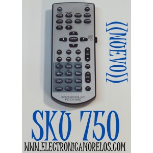CONTROL REMOTO ORIGINAL NUEVO PARA SISTEMA DE AUDIO Y VIDEO KENWOOD / NUMERO DE PARTE RC-DV340 / MODELO KVT-512 / DDX514 / DDX616 / DDX7019 / DDX418 / CUENTA CON ALGUNAS FUNCIONES DE DVD