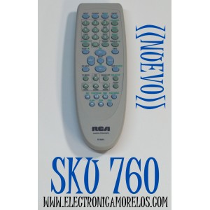 CONTROL REMOTO ORIGINAL NUEVO PARA TV/DVD RCA / NUMERO DE PARTE R196A1 / RC1154421 / 274894 / RC1154421/00 / 313923814271 / CONECTIVIDAD TECNOLOGIA INFRARROJA / MODELO 20F514TD