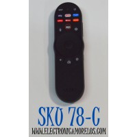 CONTROL REMOTO ORIGINAL PARA TV VIZIO / COMANDO DE VOZ / NUMERO DE PARTE XRT270 / 24VQK-XRT270 / 00111200159 / A03B01605FC7 / XRT270R / MODELO VQP65C-84 / VQP75-84 / M65Q6-L4 / V4K43M-0804