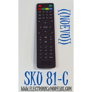 CONTROL REMOTO NUEVO PARA TELEVISORES WESTINGHOUSE / NUMERO DE PARTE RMT-17 / RMT17 / LD-2480 / LD-3280 / VR-2218 / VR-3215 / VR-2418 / LD-3240 / MODELO WD40FB2530 / WE50UB4417 / EW24T7EW / EW24T3LW / EW32S3PW / EW32S5KW / EU24H1G1 / EW37S5KW / EW39T5KW