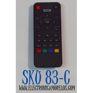 CONTROL REMOTO PARA REPRODUCTORES DE BLU-RAY/DVD SANYO / NUMERO DE PARTE NC088UL / 2VMM00767 / NC098 / NC092 / NC088 / NC097 / MODELO FWB505F / FWBP505FN / FWBP506FF / FWBP507FF / FWBP505FK / FWBP505FP / FWBP505FN / COMPATIBLE CON LA MARCA PHILIPS