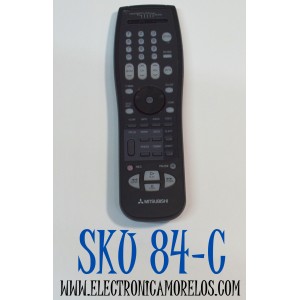CONTROL REMOTO ORIGINAL DE TV MITSUBISHI ES COMPATIBLE CON VARIOS MODELOS DE TV MITSUBISHI Y ESTA DISEÑADO PARA CONTROLAR FUNCIONES DE TV/DVD/VCR/AUDIO/DTV/CBLE/DBS / NUMERO DE PARTE UR76EC1603-4/ EUR7646Z60/290P123A10 / MODELO LT-40164/WD-60738/WD-82838