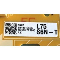 KIT DE TARJETAS PARA TV SAMSUNG SMART TV / NUMERO DE PARTE MAIN BN94-15565G / BN41-02751A / BN97-17940A / BN41-02751A-000 / FUENTE BN44-01056A / BN4401056A / L75S6N_THS / PANEL CY-BT075HGLV3H / MODELO UN75TU7000 / UN75TU700D / UN75TU7000FXZA FA01