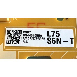 KIT DE TARJETAS PARA TV SAMSUNG SMART TV / NUMERO DE PARTE MAIN BN94-15565G / BN41-02751A / BN97-17940A / BN41-02751A-000 / FUENTE BN44-01056A / BN4401056A / L75S6N_THS / PANEL CY-BT075HGLV3H / MODELO UN75TU7000 / UN75TU700D / UN75TU7000FXZA FA01