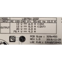 KIT DE TARJETAS PARA TV LG 8K / EBT66472001 / Class HDR 8K UHD Smart Nanocell IPS / EAX69086506(1.0) / 66066902 / EAY65729401 / 6871L-6053A / 6870C-0826A / LED DRIVER EBR89829401 / REV:0.4 / PANEL NC750DZD-AAJH1 / MODELO 75NANO99UNA.AUSWLJR