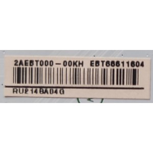 KIT DE TARJETAS PARA TV LG OLED / NUMERO DE PARTE MAIN EBT66611604 / EAX69789001 / FUENTE EAY65689424 / EAX6899702 / LGP55CX-200P / T-CON 6871L-6411K / 6870C-0852B / LE550PQL(HP)(A6) / PANEL AC550AQL CAP1_RS / MODELO OLED55C1AUB / OLED55C1AUB.DUSQLJR