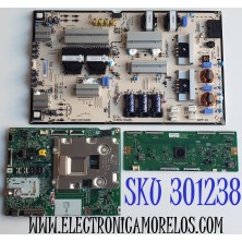 KIT DE TARJETAS PARA TV LG 4K·UHD·HDR / MAIN EBT66082804 / EAX68785003 / EAX68785004 / T-CON 6871L-5532A / 6870C-0748A / FUENTE EAY64888601 / PLDL-L708A / LGP86T-18U1 / 3PCR02251A / PANEL HC860DQF-SLUR2-2142 / MODELO 86UM8070AUB / 86UM8070AUB.BUSYLJR