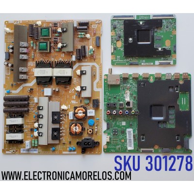 KIT DE TARJETAS PARA TV SAMSUNG 4K·UHD / MAIN BN94-09271A / BN41-02344D / BN97-10061R / T-CON BN96-35161A / 2015_BOE_UHD_HAWK_UFT / HV550QUBB11 / HV550QUB011 / FUENTE BN4400859A / L55SHN_FHS / BN44-00859A / CY-TJ055HGEV1H / MODELO UN55JS7000FXZA EH01