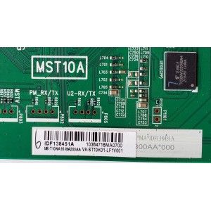 KIT DE TARJETAS PARA TV HITACHI / NUMERO DE PARTE MAIN M8-T10NA16-MA200AA / 40-MST10A-MAA4HG / V8-ST10K01-LF1V / T-CON 6871L-5433A / 5433A / 6870C-0738A / FUENTE 81-PBE055-H4C49 / SHG5504C-101H / SHG5504C49-101HB / PANEL LVU550LGDX E5V12 / MODELO 55R81