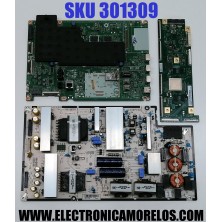 KIT DE TARJETAS PARA TV LG OLED 4K·UHD·HDR / MAIN EBT66642903 / EAX69789001 / 66642903 / T-CON 6871L-6309A / 6870C-0852B / LE650AQENA1-TJA / FUENTE EAY33783501 / LGP86T-20U1 / 33783501 / EAX69569703 / AC650AQL / MODELO OLED65C1AUB / OLED65C1AUB.DUSQLJR