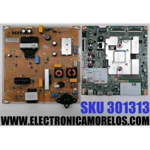 KIT DE TARJETAS PARA TV LG 4K·UHD·HDR / MAIN EBT66458402 / EAX69083603 / EAX69083603(1.0) / 66458402 / FUENTE EAY65149301 / LGP55T-19U1 / EAX68284301 / PLDK-L805A / 3PCR02492A / 65149301 / PANEL NC550DQG-AAHX3 / MODELO 55UN7300AUD / 55UN7300AUD.BUSWLKR