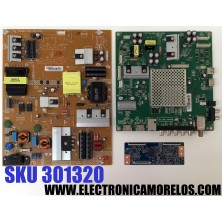 KIT DE TARJETAS PARA TV VIZIO / MAIN XFCB03K009 / 715G7126-M02-000-004K / 715G7126-M01-000-004T / 715G7126-M01-000-004K / T-CON 5550T15C11 / T420HVN06 / 42T34-C03 / FUENTE ADTVE2420AD4 / 715G6973-P01-000-002H / TPT500JI-HVN07 / MODELO V435-H1 / V435-H11