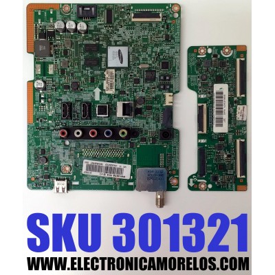 KIT DE TARJETAS PARA TV SAMSUNG / MAIN BN94-08470B / BN41-02360B / BN97-09523B / BN9408470B / T-CON BN96-41947A / BN41-02292A / BN97-11857B / BN9641947A / PANEL CY-JJ032AGLV1H / MODELOS UN32J5205 / UN32J5205AFXZA TS01 / UN32J5205AFXZA TS04