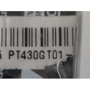 KIT DE TARJETAS PARA TV TCL / MAIN 30801-000465 / 40-MR17T5-MAB2HG / 11602-500506 / 30800-000498 / FUENTE 30805-000136 / 40-L12DH4-PWD1CG / 11601-500069 / PANEL LVU430NDEL / DISPLAY PT430GT01-4 VER.1.1 / MODELO 43S451