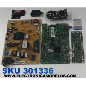 KIT DE TARJETAS PARA TV SAMSUNG ORIGINAL / MAIN BN94-11075H / BN41-02307B / BN97-10687A / FUENTE BN44-00852A / L48MSF_FDY / BN4400852A / T-CON 44-97711890 / 44-9771189O / HV480FHB-N40 / PANEL CY-JJ048BGEV4H / MODELO UN48J5201AFXZA ED04