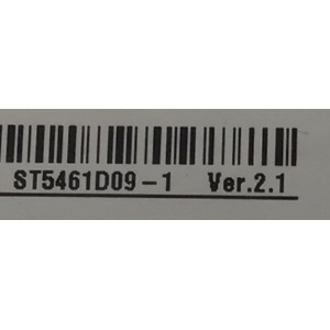 KIT DE TARJETAS PARA TV TCL ORIGINAL / NUMERO DE PARTE 30800-000498 / 40-MR17T5-MAB2HG / 11602-500506 / FUENTE 30805-000149 / 40-L12DH4-PWD1CG / 11601-500069 / PANEL LVU550NDEL / DISPLAY ST5461D09-1 VER.2.1 / MODELO 55S453