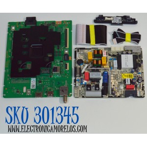 KIT DE TARJETAS ORIGINAL PARA TV SAMSUNG / NUMERO DE PARTE MAIN BN96-61905H / BN41-03350A / FUENTE L55S7AFVDX / L55S7_FVD / PANEL CY-BF055HGAV5H / DISPLAY T550VN07.X / BN96-60124A / MODELO UN55U7900FFXZA / UN55U7900FFXZA AC10