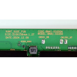 KIT DE TARJETAS ORIGINAL PARA TV SAMSUNG / NUMERO DE PARTE MAIN BN96-61905H / BN41-03350A / FUENTE L55S7AFVDX / L55S7_FVD / PANEL CY-BF055HGAV5H / DISPLAY T550VN07.X / BN96-60124A / MODELO UN55U7900FFXZA / UN55U7900FFXZA AC10