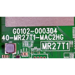 KIT DE TARJETAS ORIGINAL PARA TV TCL / NUMERO DE PARTE MAIN G0301-000463 / G0102-000304 / 40-MR27T1-MAC2HG / FUENTE 30805-000464 / 40-L12KW1-PWB1KG / 11601-500154 / PANEL LVU500NDAL / DISPLAY CV500U2-L02 REV:02 / BOARD CV500U2-L02-XR-1 / MODELO 50S451