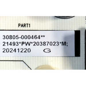 KIT DE TARJETAS ORIGINAL PARA TV TCL / NUMERO DE PARTE MAIN G0301-000463 / G0102-000304 / 40-MR27T1-MAC2HG / FUENTE 30805-000464 / 40-L12KW1-PWB1KG / 11601-500154 / PANEL LVU500NDAL / DISPLAY CV500U2-L02 REV:02 / BOARD CV500U2-L02-XR-1 / MODELO 50S451