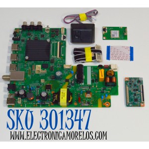 KIT DE TARJETAS ORIGINAL PARA TV ONN / NUMERO DE PARTE MAIN FUENTE 515CT9501M35 / AMT9501-ZC01-01/ M35/7750-01428 / 2130006980 / M25028-MT / T-CON T-000L / GSDT-000L / PANEL T320XVN02.H / DISPLAY T320XVN02.H / MODELO 100012589 32"