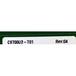 KIT DE TARJETAS ORIGINAL PARA TV PHILIPS / NUMERO DE PARTE MAIN 02-1RT51FBMA-T02T / 1RT51FB / FUENTE 81-PBE122-Z215001 / ZW9250 / T-CON E3CCBB7000140  / CV700U2-T01  / PANEL LVU700CHDX E0061 / DISPLAY CV700U2-T01 REV:04 / MODELO70PUL7553/F7