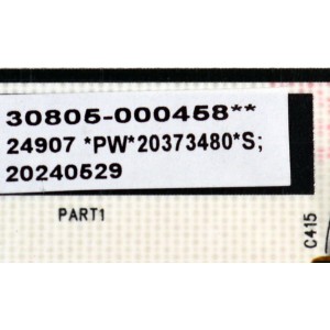 KIT DE TARJETAS ORIGINAL PARA TV TCL / NUMERO DE PARTE MAIN 30900-000110 / TD.R817T.771 (T) / 30901-000127 / MR17TF / V8-MR17K01-LF / FUENTE 30805-000458 / G0101-000200 / 40-L17EW2-PWB1KG / PANEL LVU650NDAL / DISPLAY ST6451D06-3 VER.2.1 / MODELO 65S41BR
