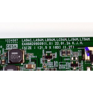 KIT DE TARJETAS ORIGINAL PARA TV LG / NUMERO DE PARTE EBU65672244 / EAX68209009 / 65672244 / FUENTE EAY64548908 / EAX6991402 / LGP32D-17F1 / 64548908 / PANEL NC320DXG-ABKP5 / DISPLAY HV320WHB-F7E / MODELO 32LM577BZUA / 32LM577BZUA.BUSELJM