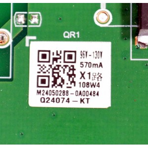 KIT DE TARJETAS ORIGINAL PARA TV ELEMENT XUMO TV / NUMERO DE PARTE 9011-240038-WC2010EK / TPD.T962D4.PC761 (T) / T-CON 7ADDJ1012 / B002HW703 / PANEL K430WDJ1 / DISPLAY V430DJ1-Q01 REV.D2 / MODELO E550AE43C