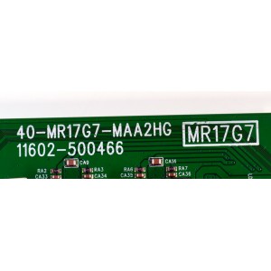 KIT DE TARJETAS ORIGINAL PARA TV TCL / NUMERO DE PARTE MAIN 30800-000501 / 40-MR17G7-MAA2HG / 11602-500466 / 30801-000480 / V8-MR17K01-LF / FUENTE G0504-000222 / 40-L20XH4-PWC1ZG / 11601-500051 / PANEL LVU75NDAL / DISPLAY ST7461D03-2 / MODELO 75S41BR