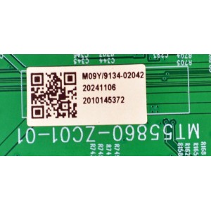 KIT DE TARJETAS ORIGINAL PARA TV VIZIO / NUMERO DE PARTE MAIN 515C55860M09Y / MT55860-ZC01-01 / FUENTE 514C6507M05 / TV6507-ZC02-01 / T-CON 513C6571M03 / TV6571-ZC26-01 / DISPLAY HV650QUB-F71 / MODELO V4K65M-0810 / V4K65M-0810 LMV1V1MA