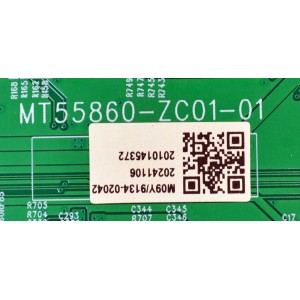 KIT DE TARJETAS ORIGINAL PARA TV VIZIO / NUMERO DE PARTE MAIN 515C55860M09Y / MT55860-ZC01-01 / FUENTE 514C6507M05 / TV6507-ZC02-01 / T-CON 513C6571M03 / TV6571-ZC26-01 / DISPLAY HV650QUB-F71 / MODELO V4K65M-0810 / V4K65M-0810 LMV1V1MA