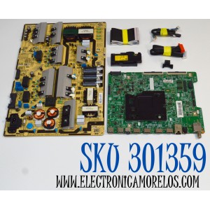 KIT DE TARJETAS ORIGINAL PARA TV SAMSUNG / NUMERO DE PARTE BN94-13061A / BN41-02636A / BN41-02636 / BN97-14340K / FUENTE BN44-00874D / L75E7NR_NHS / BN4400874D / PANEL CY-QN075FLLV1H / DISPLAY LSF750FF05-N01 / MODELO QN75Q6FNAFXZA