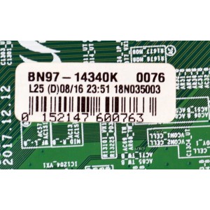 KIT DE TARJETAS ORIGINAL PARA TV SAMSUNG / NUMERO DE PARTE BN94-13061A / BN41-02636A / BN41-02636 / BN97-14340K / FUENTE BN44-00874D / L75E7NR_NHS / BN4400874D / PANEL CY-QN075FLLV1H / DISPLAY LSF750FF05-N01 / MODELO QN75Q6FNAFXZA