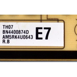 KIT DE TARJETAS ORIGINAL PARA TV SAMSUNG / NUMERO DE PARTE BN94-13061A / BN41-02636A / BN41-02636 / BN97-14340K / FUENTE BN44-00874D / L75E7NR_NHS / BN4400874D / PANEL CY-QN075FLLV1H / DISPLAY LSF750FF05-N01 / MODELO QN75Q6FNAFXZA