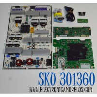 KIT DE TARJETAS ORIGINAL PARA TV LG / NUMERO DE PARTE MAIN EBT67871602 / EAX70145104 / 67871602 / FUENTE EAY65689425 / EAX68999803 / 65689425 / T-CON 6871L-7669A / 6870C-0920D / 7669A / PANEL AC770AQL / MODELO OLED77B4AUA / OLED77B4AUA.DUSQLJR