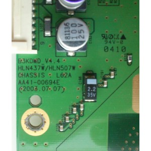 BOARD DMD DIGITAL  / SAMSUNG BP94-00477A MODELO HLN4365WX/XAA