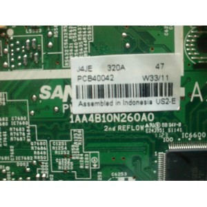 MAIN SANYO 1AA4B10N260A0  J4JE MODELO DP50741 MODELO DP50741 