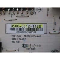 FUENTE DE PODER / VIZIO 0500-0512-1120 / PSLF-A112A / 050005121120 / 3PCGC10034A-R / 0500-0512-1120R / PANEL LC420EUA (AE)(M1) / MODELOS M420SL / M470SL / JLE42BC3500