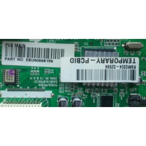 MAIN / LG EBU60698159 MODELO Z42PQ20-UC