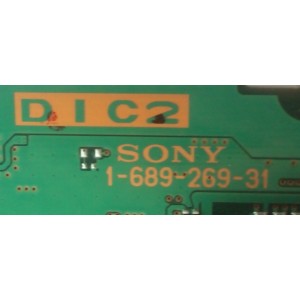 TARJETA DIC2 A1302849A  / SONY A-1302-849-A / 1-689-269-31	 MODELO KF-42WE610