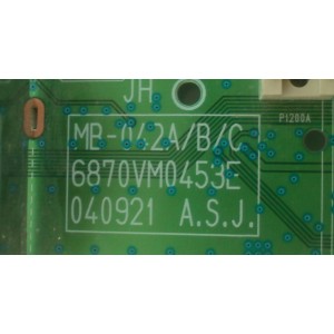 MAIN DE SONIDO MB-042A / LG 6871VMMR46P	 MODELO M52W56LCD AALZKZ