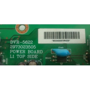 FUENTE DE PODER / SHARP 2973023505 / DVR-5622 MODELO 50DR650